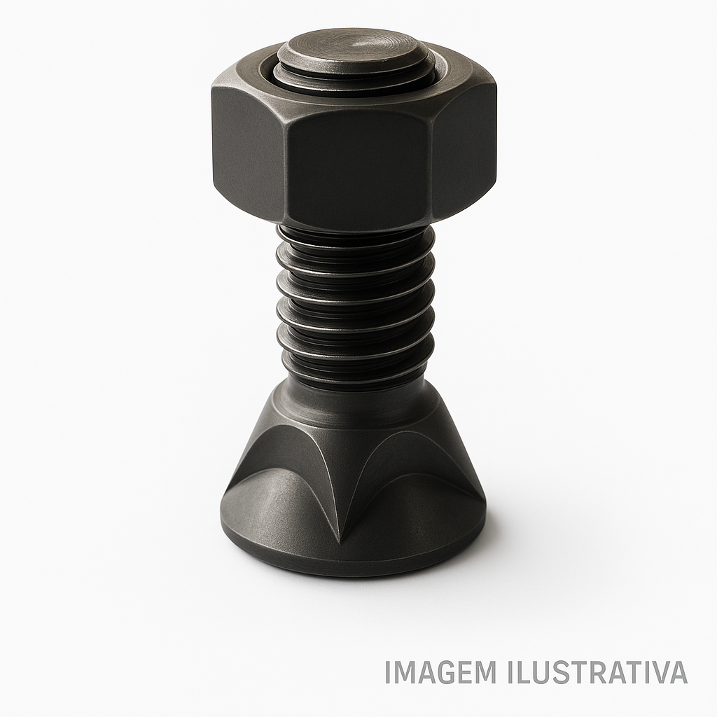 PARAFUSO ARADO C/PORCA 1/2" X 1.1/2 - C/10UN