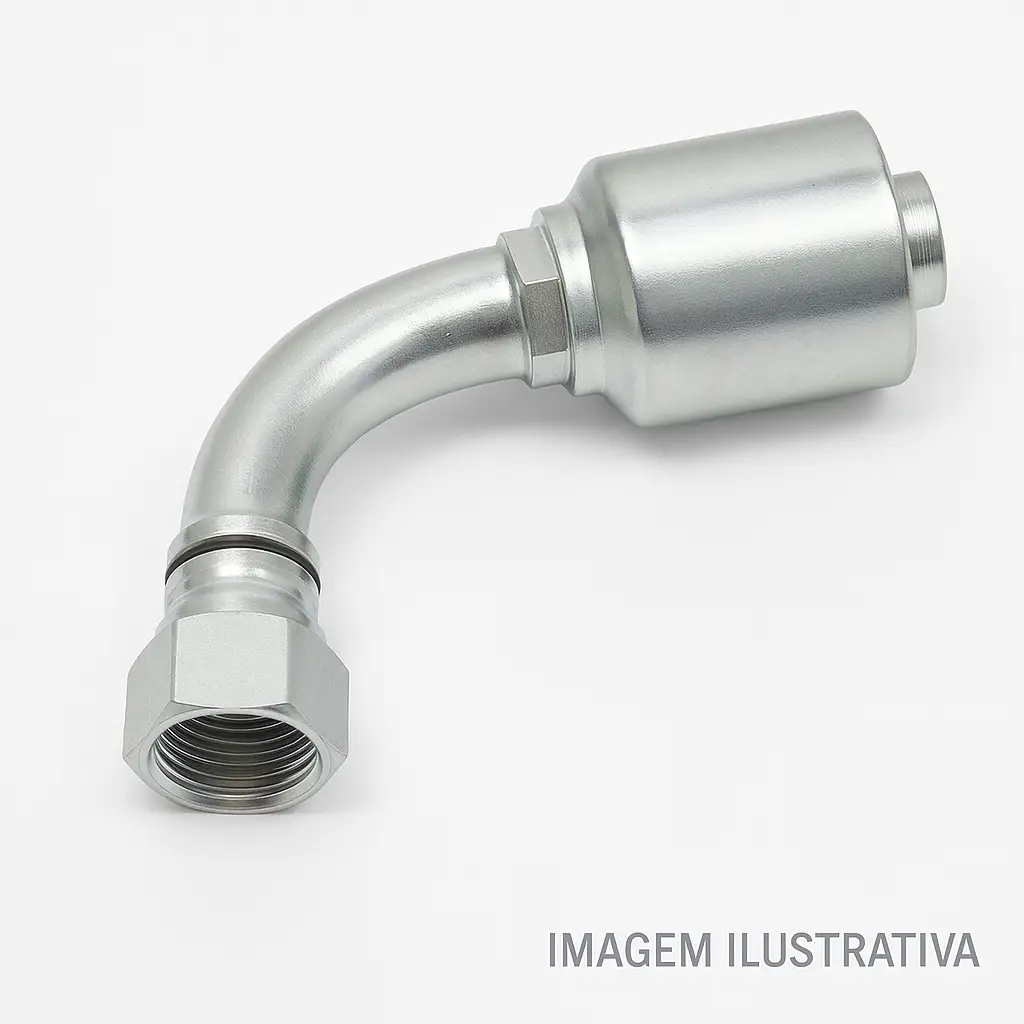 TERMINAL C 90 F3/4"JIC MULTICRIMP SERIE BW R1/R2/R17/R16/R12R4SP - COD240
