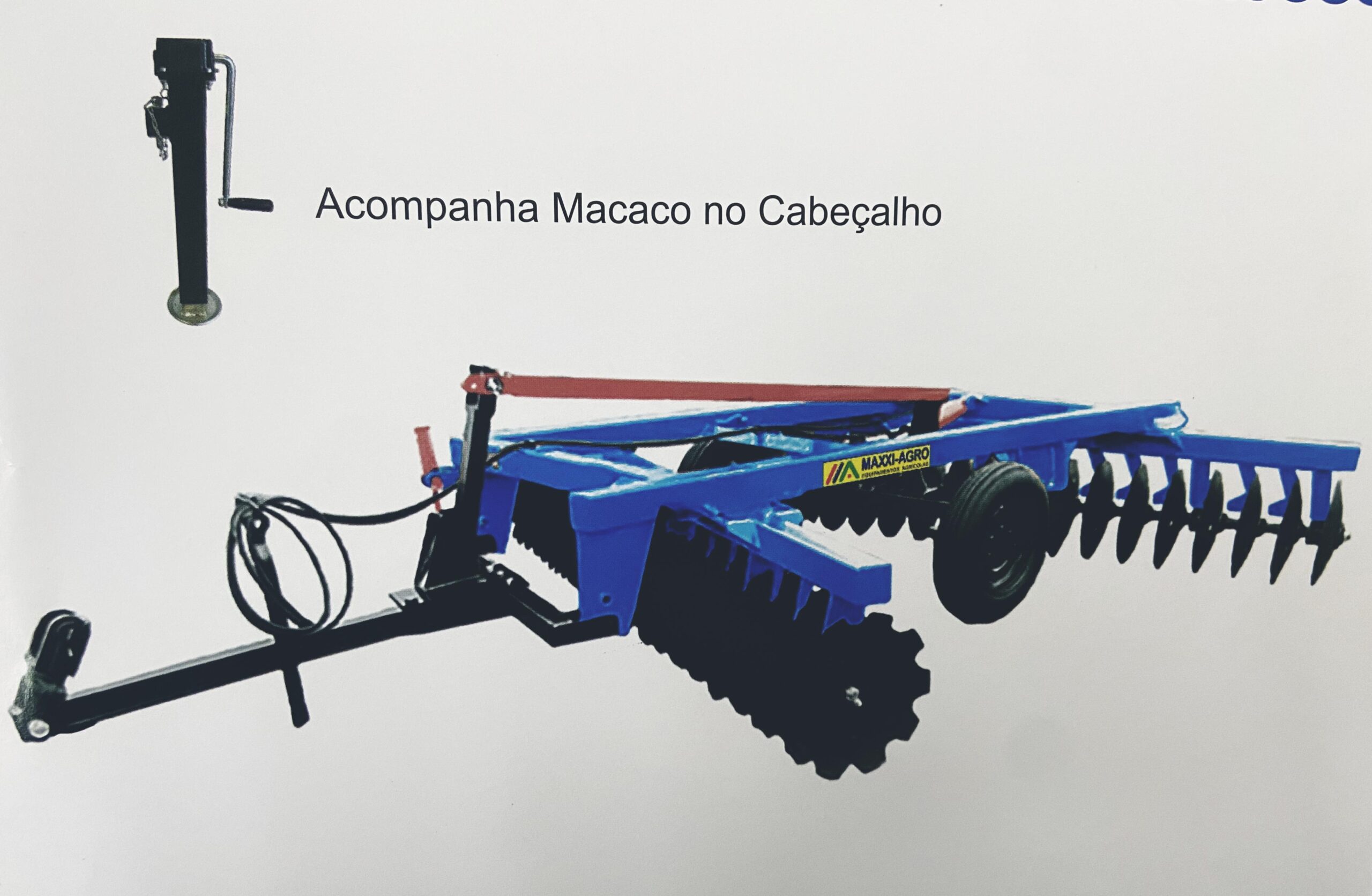 GRADE NIVELADORA COM CONTROLE REMOTO
